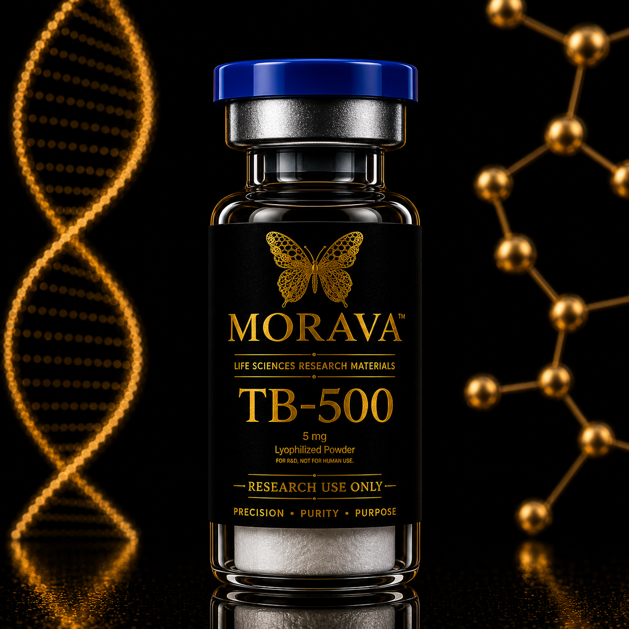 MORAVA TB-500 5 mg lyophilized powder research vial
